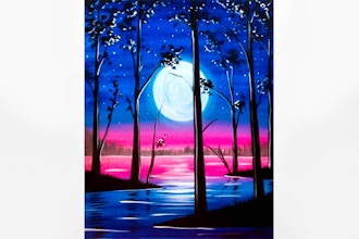 Paint Nite: Starry Moonlight